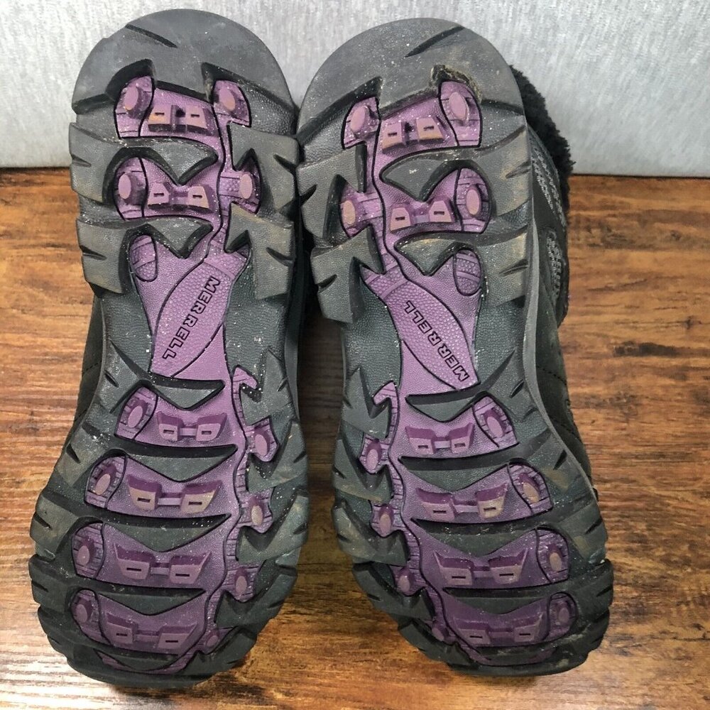 Merrell Womens Size 6.5 Kiandra Black‎ Waterproof 200g Winter Hiking Boots - Picture 8 of 9